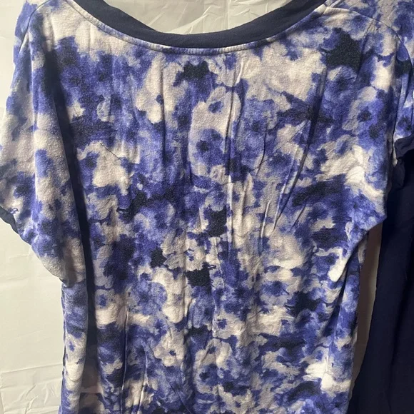 Simply Vera Wang Navy Blue Women's Pajama set - Picture 3 of 5